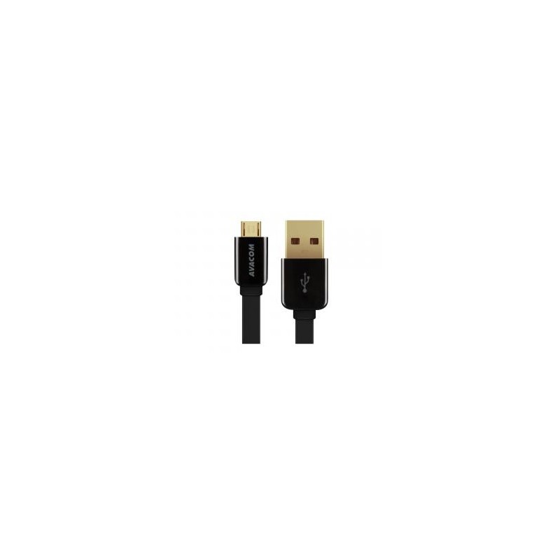 Avacom USB kabel (2.0), USB A M - microUSB (M), 1.2m, czarny