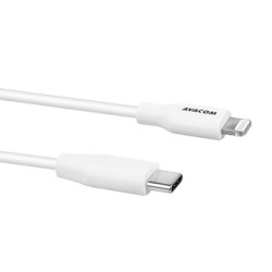 Avacom USB kabel (2.0), USB C (M) - Apple Lightning M, 1.2m, biały, certyfikat MFi