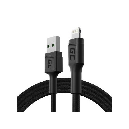 Green Cell kabel GC PowerStream USB-A - Lightning 120cm quick charge Apple 2.4A