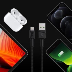 Green Cell kabel GC PowerStream USB-A - Lightning 120cm quick charge Apple 2.4A