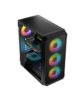 LOGIC OBUDOWA LOGIC PORTOS ARGB MIDI USB 3.0 BLACK