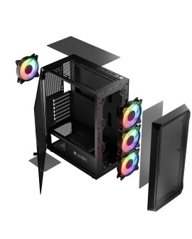 LOGIC OBUDOWA LOGIC PORTOS ARGB MIDI USB 3.0 BLACK