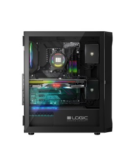 LOGIC OBUDOWA LOGIC PORTOS ARGB MIDI USB 3.0 BLACK