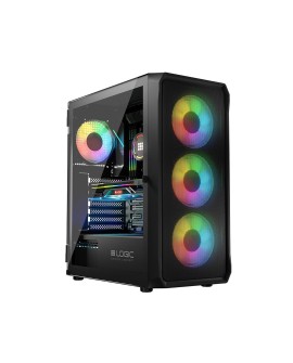 LOGIC OBUDOWA LOGIC PORTOS ARGB MIDI USB 3.0 BLACK