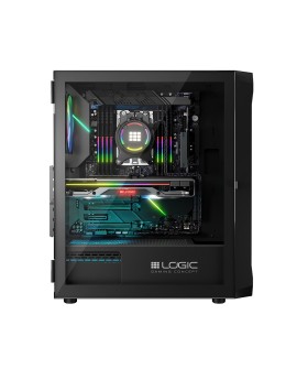 LOGIC OBUDOWA LOGIC PORTOS ARGB MIDI USB 3.0 BLACK