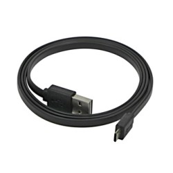 Logo USB kabel (2.0), USB A (M) reversible - microUSB reversible (M), 1m, reversible, czarny, blister, EOL