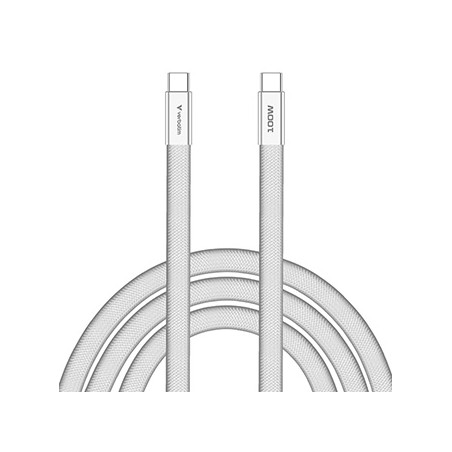 Verbatim USB-C kabel SoftTouch USB C (M) - USB C (M), 100W, 1.2m, Biały, box, 30277