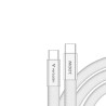 Verbatim USB-C kabel SoftTouch USB C (M) - USB C (M), 100W, 1.2m, Biały, box, 30277