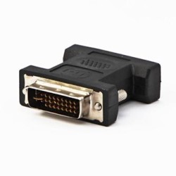 Video redukcja, DVI (24+5) M - VGA (D-sub) (F), czarna, EOL