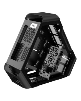 Jonsbo TR03-G BLACK zabezpieczenia & uchwyty komputerów Sześcian Czarny