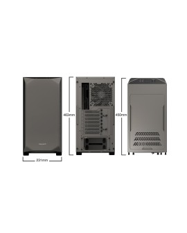 Obudowa BE QUIET! PURE BASE 500 BGW36 (ATX, Mini ATX, Mini ITX kolor szary)