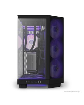 NZXT OBUDOWA KOMPUTEROWA NZXT H6 FLOW RGB MIDI TOWER Z OKNEM CZARNA