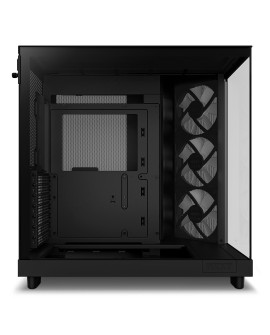 NZXT OBUDOWA KOMPUTEROWA NZXT H6 FLOW RGB MIDI TOWER Z OKNEM CZARNA