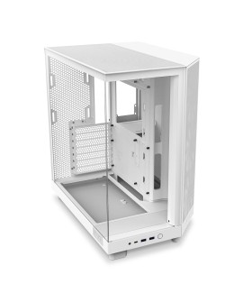 NZXT OBUDOWA KOMPUTEROWA NZXT H6 FLOW RGB MIDI TOWER Z OKNEM BIAŁA