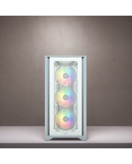 Corsair iCUE 4000X RGB Midi Tower Biały