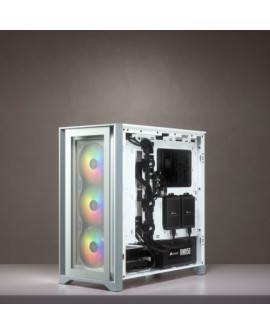 Corsair iCUE 4000X RGB Midi Tower Biały