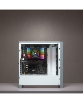 Corsair iCUE 4000X RGB Midi Tower Biały