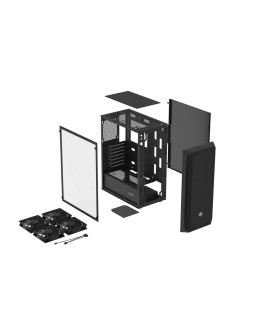 FURY OBUDOWA KOMPUTEROWA FURY SHOBO SH4F MIDI TOWER Z OKNEM CZARNA