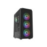 FURY OBUDOWA KOMPUTEROWA FURY SHOBO SH4F RGB MIDI Z OKNEM CZARNA