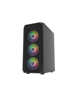 FURY OBUDOWA KOMPUTEROWA FURY SHOBO SH4F RGB MIDI Z OKNEM CZARNA
