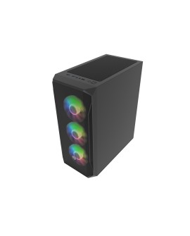 FURY OBUDOWA KOMPUTEROWA FURY SHOBO SH4F RGB MIDI Z OKNEM CZARNA