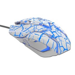 E-blue Auroza Gaming Mysz przewodowa, biała, 4000DPI, e-box