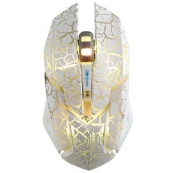 E-blue Auroza Gaming Mysz przewodowa, biała, 4000DPI, e-box