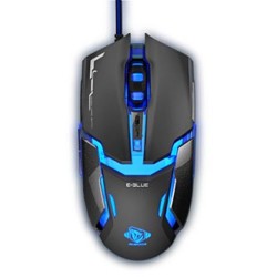 E-blue Auroza Type IM Mysz przewodowa, czarna, 4000DPI