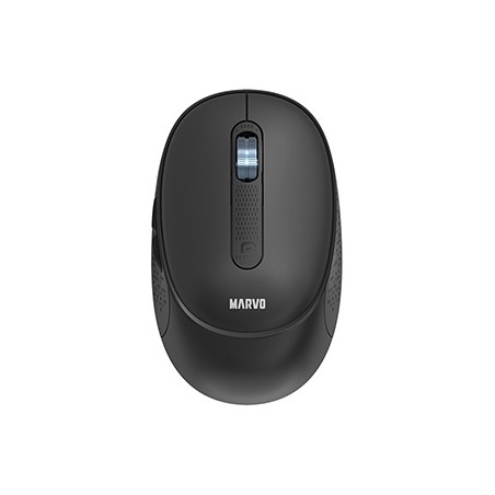 Marvo WM111 BK Mysz bezprzewodowa, czarna, 1600DPI
