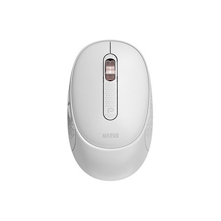 Marvo WM111 SW Mysz bezprzewodowa, srebrna, 1600DPI