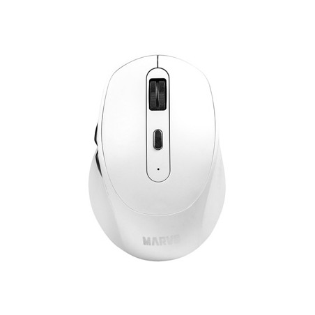 Marvo WM106W WH Mysz bezprzewodowa, biała, 1600DPI, EOL