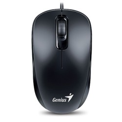 Genius DX-110 Mysz przewodowa, czarna, 1200DPI, USB-C