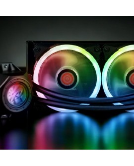 RAIJINTEK IRIS 12 RBW ADD-3 Obudowa komputera Wentylator 12 cm Czarny, Biały 3 szt.