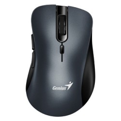Genius Ergo 8100S Mysz bezprzewodowa, metaliczna szara, 1600DPI