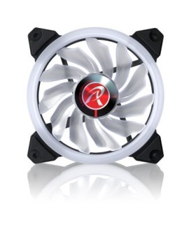 RAIJINTEK IRIS 12 RBW ADD-3 Obudowa komputera Wentylator 12 cm Czarny, Biały 3 szt.