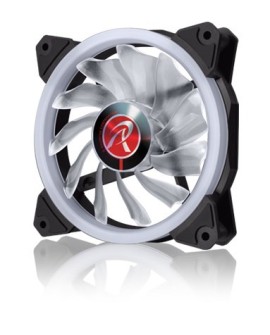RAIJINTEK IRIS 12 RBW ADD-3 Obudowa komputera Wentylator 12 cm Czarny, Biały 3 szt.