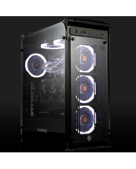RAIJINTEK IRIS 12 RBW ADD-3 Obudowa komputera Wentylator 12 cm Czarny, Biały 3 szt.