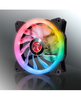 RAIJINTEK IRIS 12 RBW ADD-3 Obudowa komputera Wentylator 12 cm Czarny, Biały 3 szt.