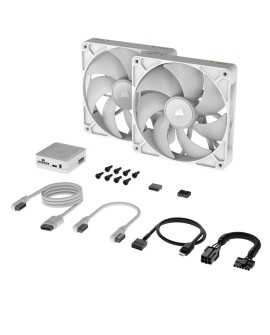 Corsair iCUE LINK RX140 RGB Obudowa komputera Wentylator 14 cm Biały 2 szt.