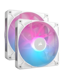 Corsair iCUE LINK RX140 RGB Obudowa komputera Wentylator 14 cm Biały 2 szt.
