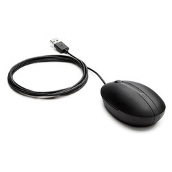 HP 320M Wired Mouse Mysz przewodowa, czarna, 1200DPI