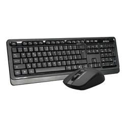 A4Tech FG1012 Zestaw klawiatur bezprzewodowa CZ, czarna z myszą optyczną bezprzewodową, AA, klasyczna, 2.4 [Ghz]