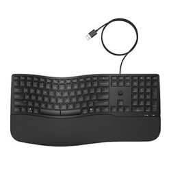 HP 480 Comfort klawiatura przewodowa (USB) CZ, czarna