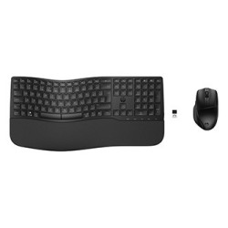 HP 680 Comfort Zestaw klawiatur bezprzewodowa CZ, czarna z myszą optyczną bezprzewodową, AA, klasyczna, nano odbiornik USB rodza