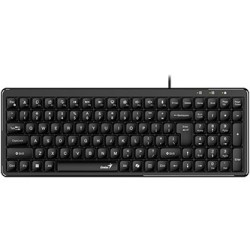 Genius LuxeMate 120 Copilot klawiatura przewodowa (USB) CZ/SK, czarna