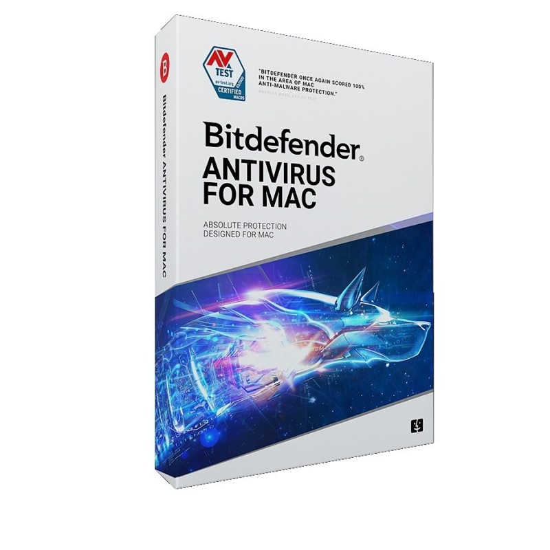 BITDEFENDER Antivirus for Mac (3 stan. 24 miesiące Wersja cyfrowa Domowa, Komercyjna)