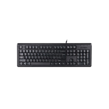 A4Tech KR-92 klawiatura przewodowa (USB) CZ/US, czarna