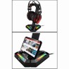 Genius GX-UH100 Stojak na słuchawki z podświetleniem RGB, czarny