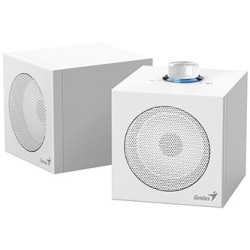 Genius głośniki SP-HF300U, 4W, białe, drewniane