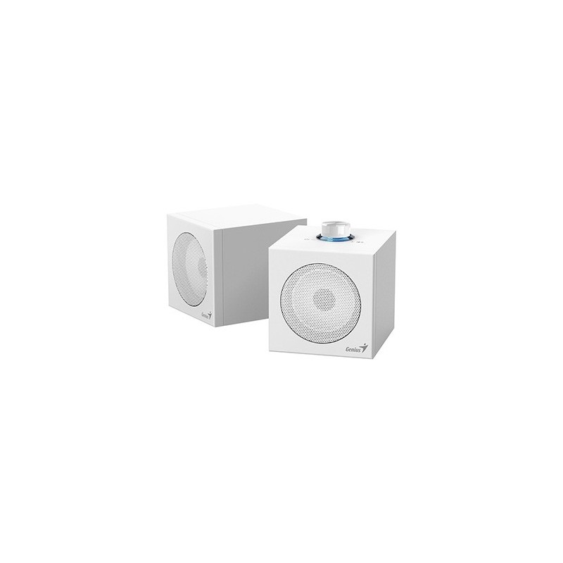 Genius głośniki SP-HF300U, 4W, białe, drewniane